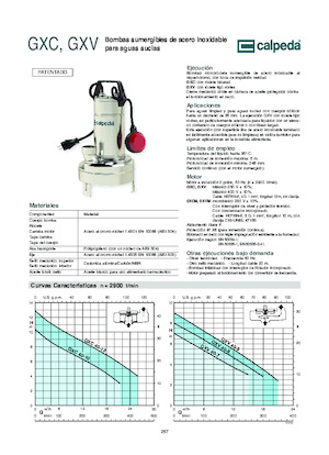 Каналізаційні насоси Calpeda GXC 40-13