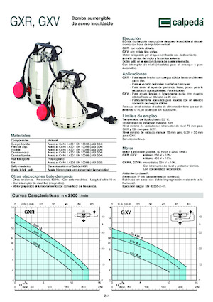 Каналізаційні насоси Calpeda GXR 12-20