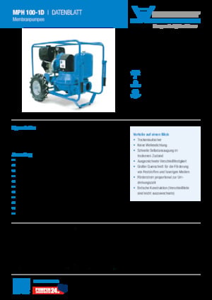 Каналізаційні насоси Heide-Pumpen MPH 100-1D