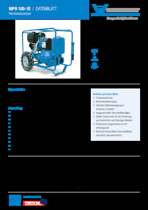 Каналізаційні насоси Heide-Pumpen MPH 100-1E