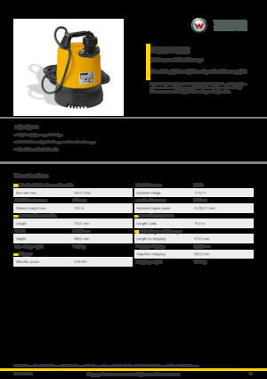 Каналізаційні насоси Wacker Neuson PSG2 500