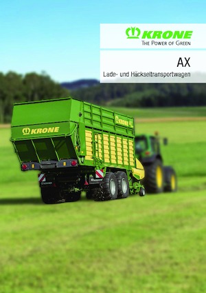 Спрощені причепи для силосу Krone AX 310 D