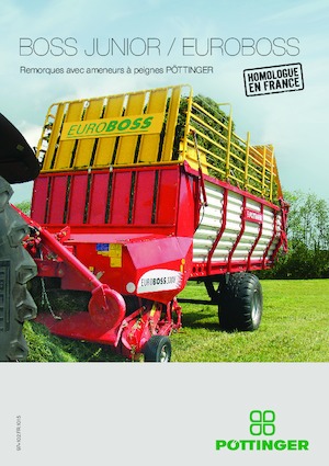 Спрощені причепи для силосу Pöttinger Boss Junior 17 T