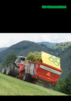 Спрощені причепи для силосу Pöttinger Boss Junior 22 T
