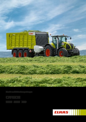 Спрощені причепи для силосу Claas Cargos 8500 Tridem