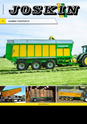 Спрощені причепи для силосу Joskin DRAKKAR 8600/37T180