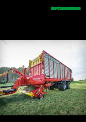 Спрощені причепи для силосу Pöttinger Jumbo 10020 D