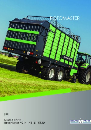 Спрощені причепи для силосу DEUTZ-FAHR RotoMaster 5520