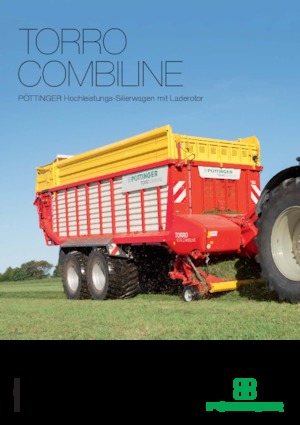 Спрощені причепи для силосу Pöttinger Torro 6010 L 