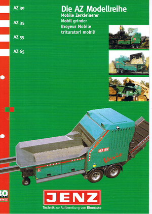 Подрібнювальні машини Jenz AZ 35 D