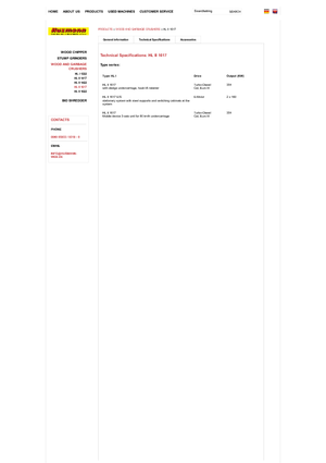 Подрібнювальні машини Husmann HL II 1617 HL