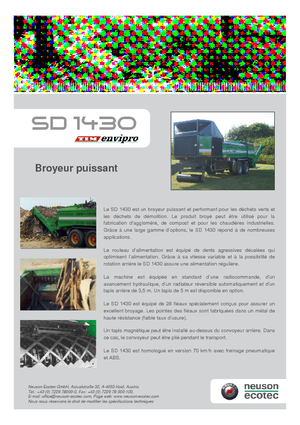 Подрібнювальні машини Neuson-Ecotec SD 1430