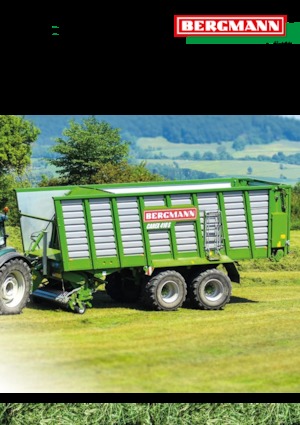 Спрощені причепи для силосу L. Bergmann Carex 370 S