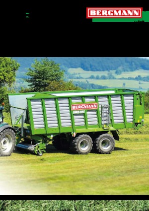 Спрощені причепи для силосу L. Bergmann Carex 370 S