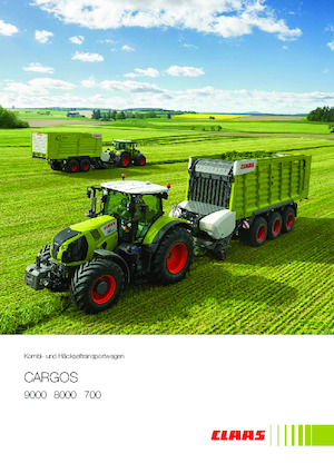 Спрощені причепи для силосу Claas Cargos 760 Trend