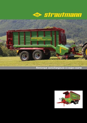 Спрощені причепи для силосу Strautmann Giga-Vitesse CFS 4402 DO