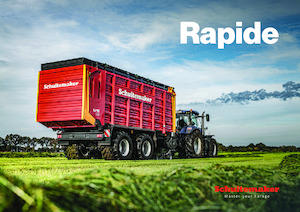 Спрощені причепи для силосу Schuitemaker Rapide 8400