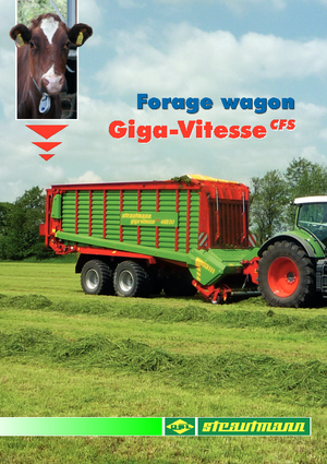 Спрощені причепи для силосу Strautmann Giga-Vitesse CFS 4001