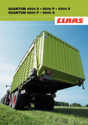 Спрощені причепи для силосу Claas Quantum 6800 S