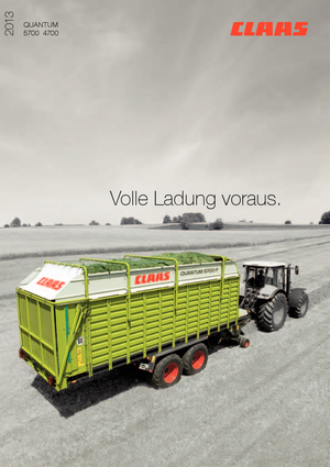 Спрощені причепи для силосу Claas Quantum 4700 P