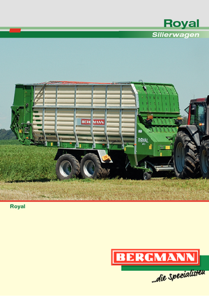 Спрощені причепи для силосу L. Bergmann Royal 30 K
