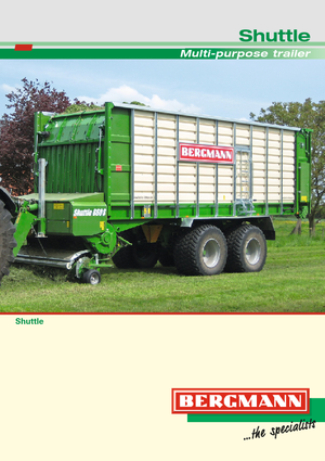 Спрощені причепи для силосу L. Bergmann Shuttle 940 S