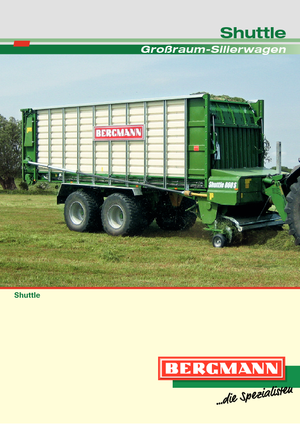 Спрощені причепи для силосу L. Bergmann Shuttle 940 S