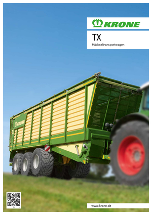 Спрощені причепи для силосу Krone TX 560 D 