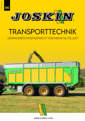 Спрощені причепи для силосу Joskin TRANS-PALM 6000/17BC125