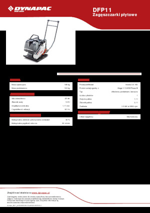 Односпрямовані віброплити Dynapac DFP11