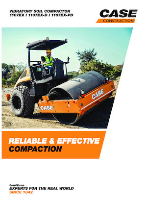 одновальцові дорожні катки Case 1107EX