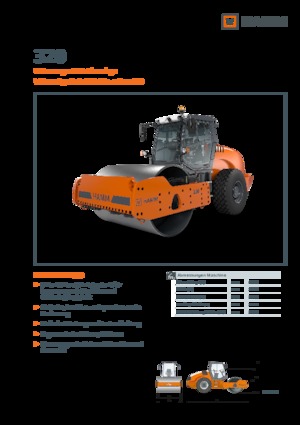 одновальцові дорожні катки Hamm 320