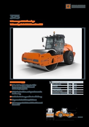 одновальцові дорожні катки Hamm 325