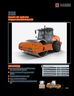 одновальцові дорожні катки Hamm 325