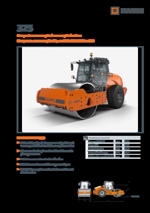 одновальцові дорожні катки Hamm 325