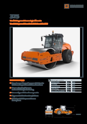 одновальцові дорожні катки Hamm 325