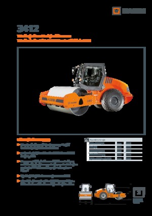 одновальцові дорожні катки Hamm 3412