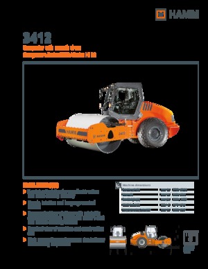 одновальцові дорожні катки Hamm 3412