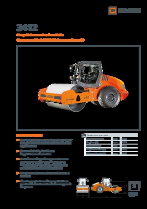 одновальцові дорожні катки Hamm 3412