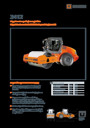 одновальцові дорожні катки Hamm 3412