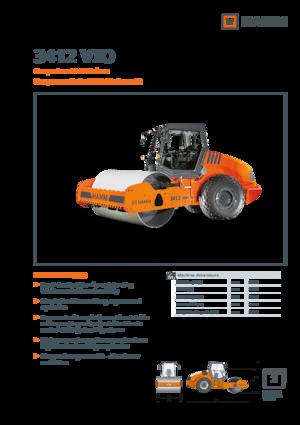 одновальцові дорожні катки Hamm 3412 VIO