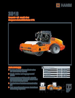 одновальцові дорожні катки Hamm 3518