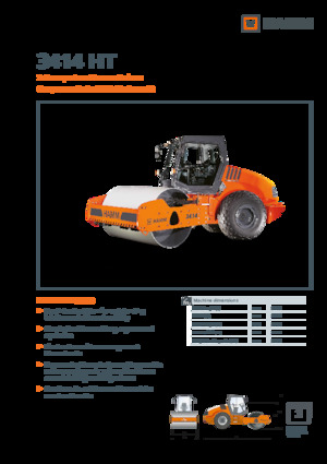 одновальцові дорожні катки Hamm 3518 HT