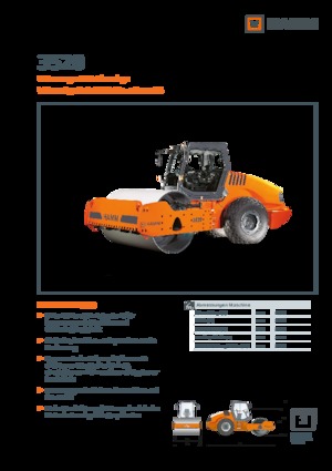 одновальцові дорожні катки Hamm 3520