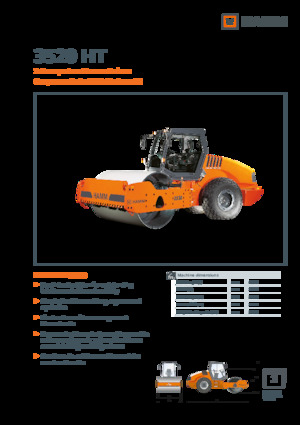 одновальцові дорожні катки Hamm 3520 HT