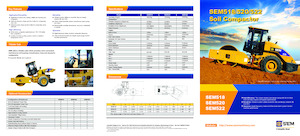 одновальцові дорожні катки SEM 520