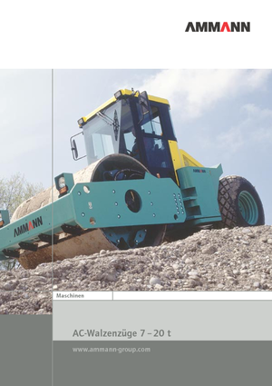 одновальцові дорожні катки Ammann AC 110-2