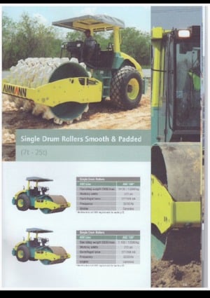 одновальцові дорожні катки Ammann AC 70