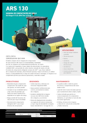 одновальцові дорожні катки Ammann ARS 130