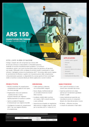 одновальцові дорожні катки Ammann ARS 150 PD